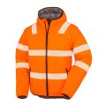 Heren Jas Result Recycled Safety R500X Fluor Oranje